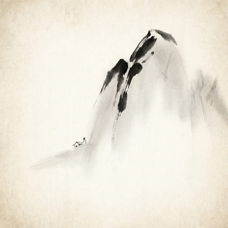 51吃瓜水墨晕染的禅意 - www.t7eni9.cn